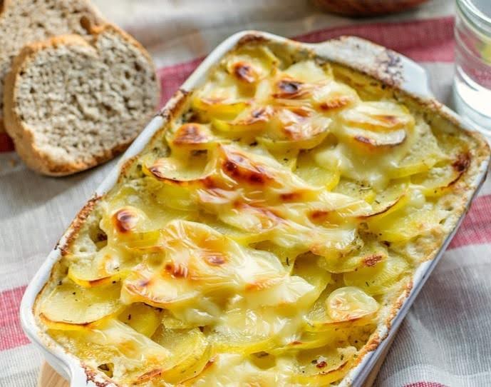 Kartoffelgratin mit Anch'olivade