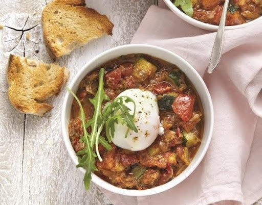 Oeuf parfait á la Ratatouille