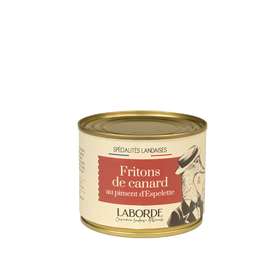 Ententerrine mit Espelette Piment - Fritons de Canard au piment d'Espelette