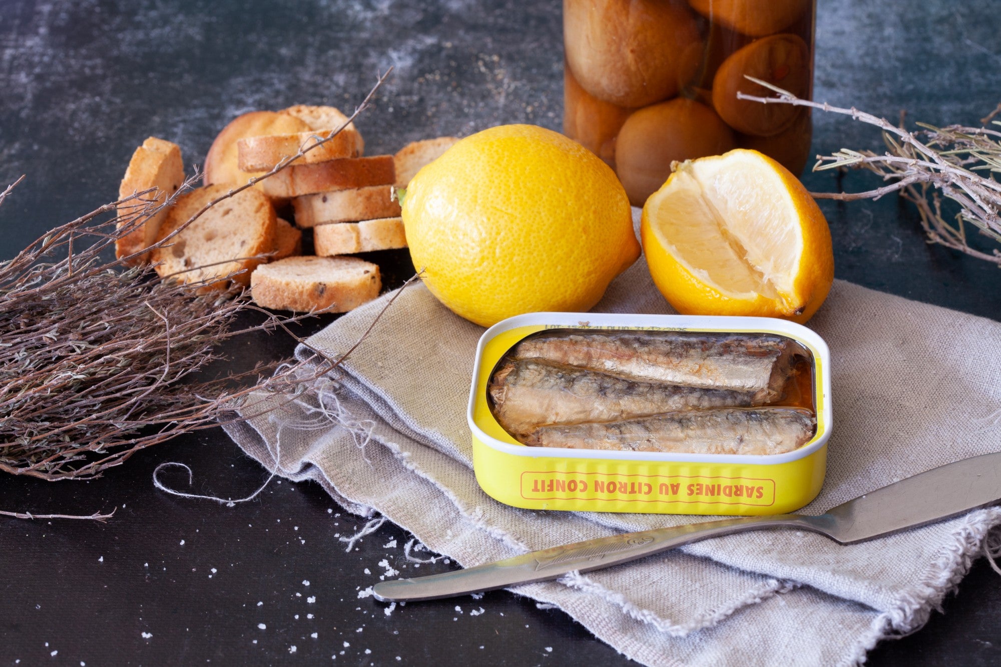 Sardinen mit eingelegten Zitronen - Sardines au Citron Confit