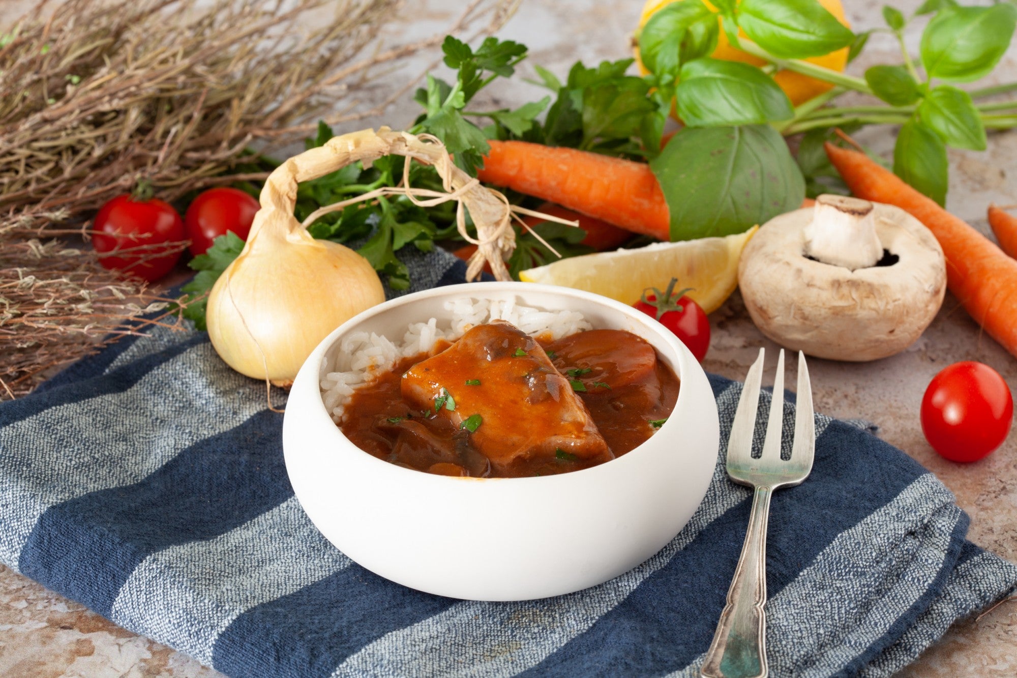 Tintenfisch in Krebsfleisch Sauce - Encornets cuisinés sauce crustacés