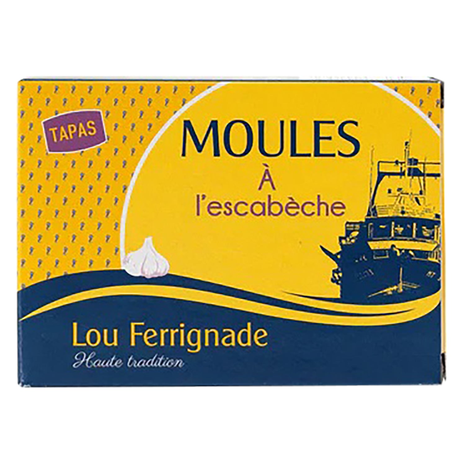 Muscheln mit Knoblauch - Moules á l'escabéche