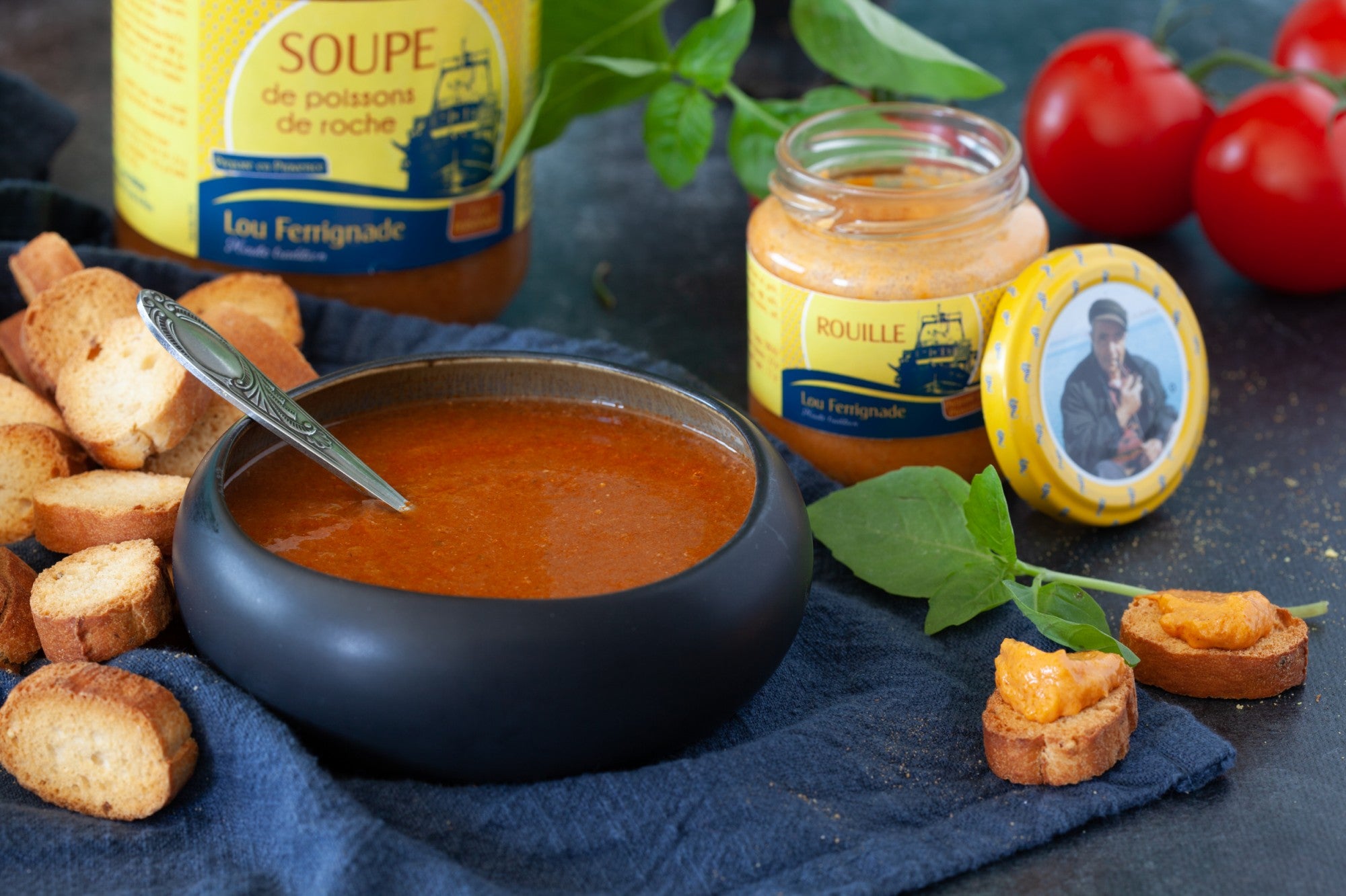 Fischsuppe - Soupe de poissons de roche