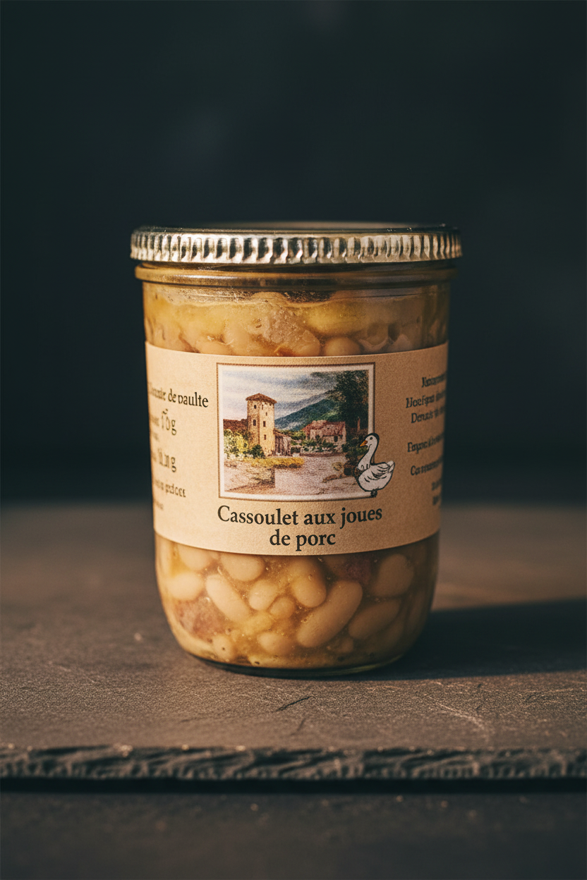 Cassoulet – nur das Glas