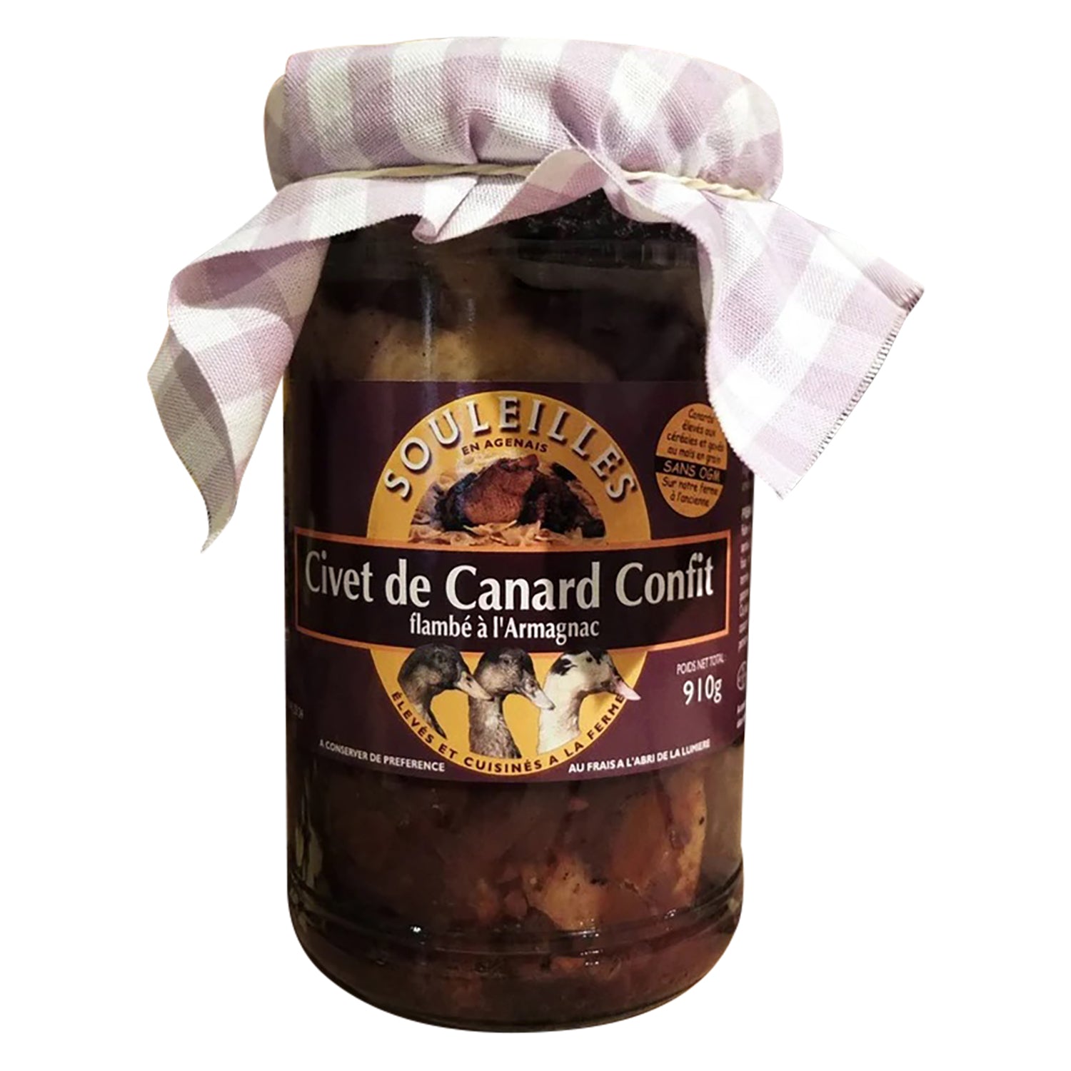 Entenconfit flambiert mit Armagnac - Civet de Canard flambé à l'Armagnac