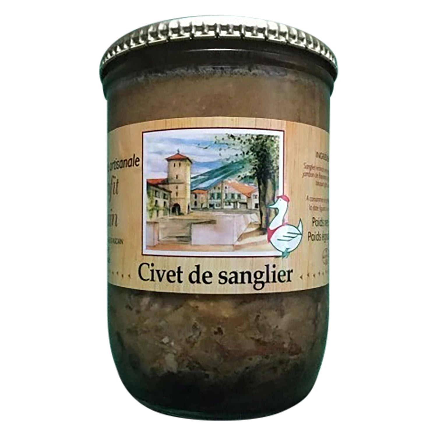 Wildschwein in Rotweinsauce - Civet de sanglier