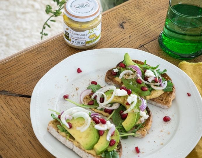 Houmous au citron confit - Hummus mit Zitrone und Ras el-Hanout