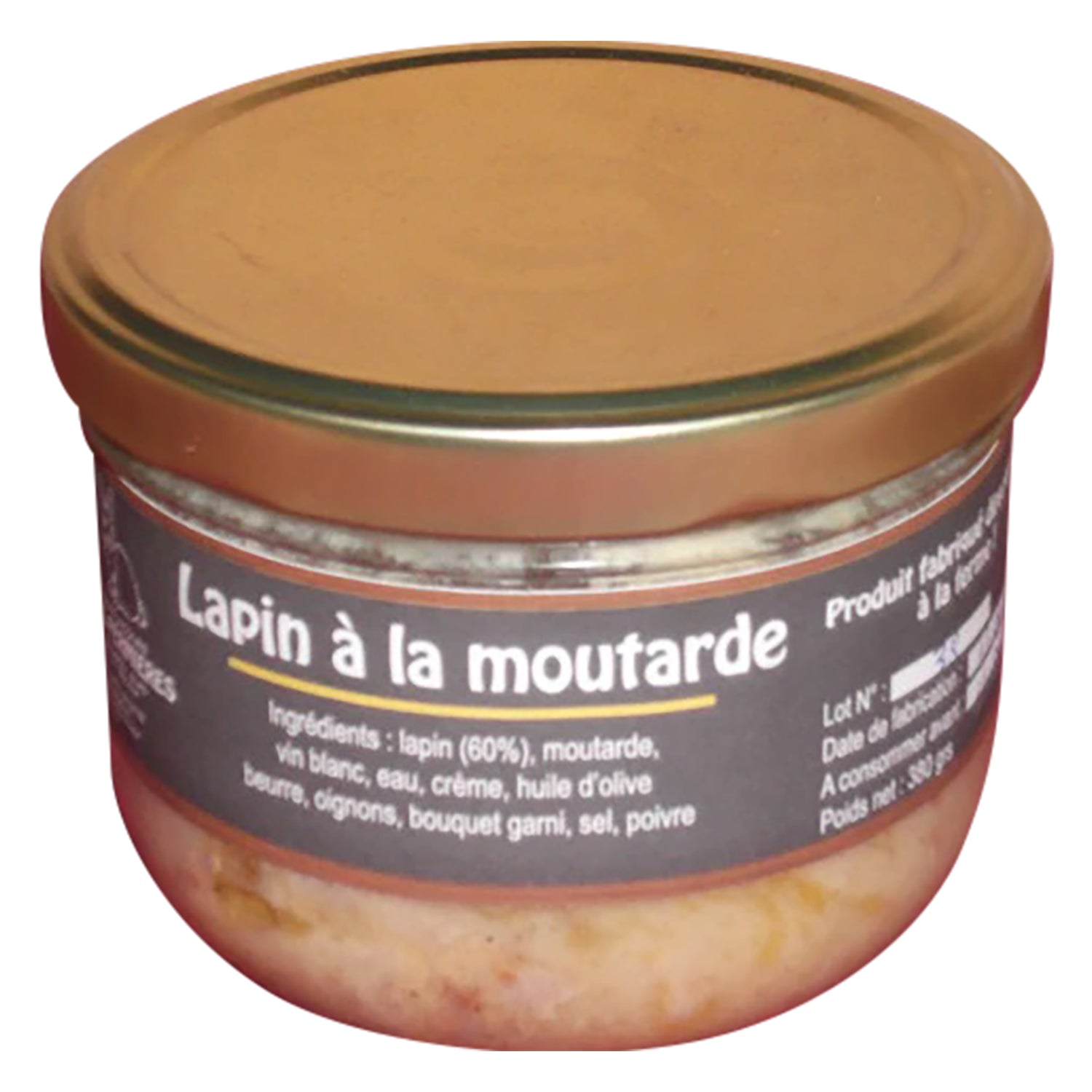 Kaninchen in Senfsauce - Lapin á la moutarde