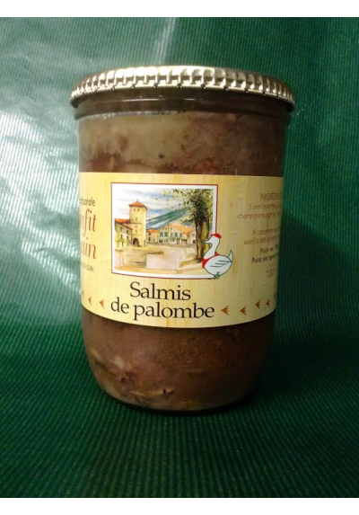 Wilde Tauben in Bayonne Schinken Sauce - Salmis de Palombe