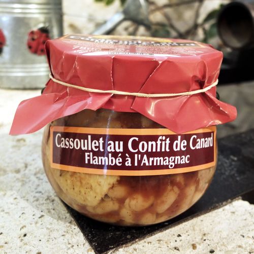 Cassoulet au Confit de Canard, Flambé à l'Armagnac
