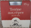 Terrine aux Cèpes 30% Foie Gras