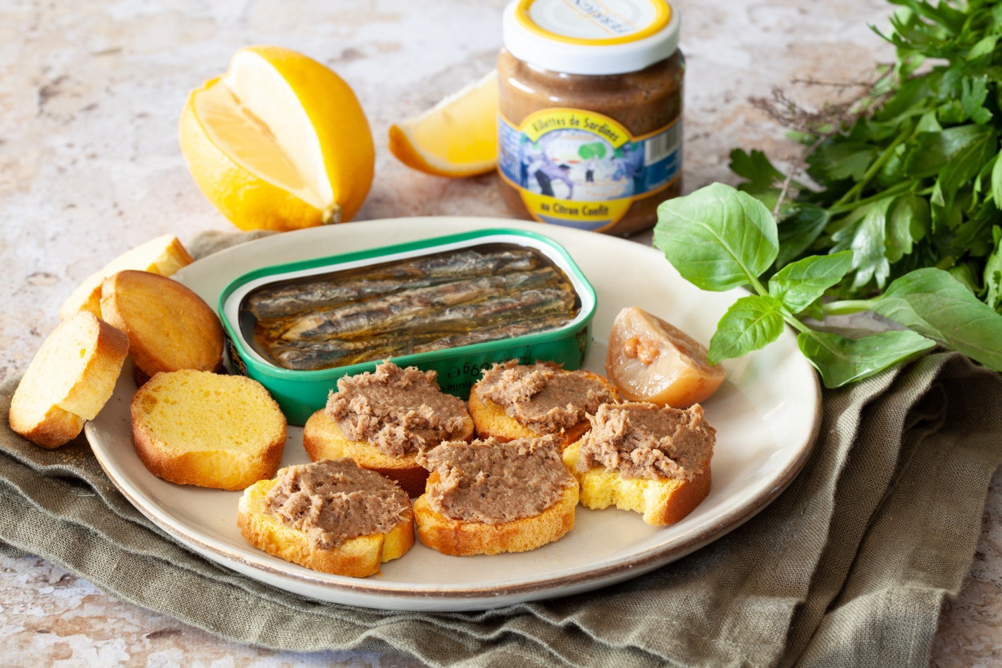 Rillettes de Sardines au Citron - Sardinen Rillettes mit Zitrone