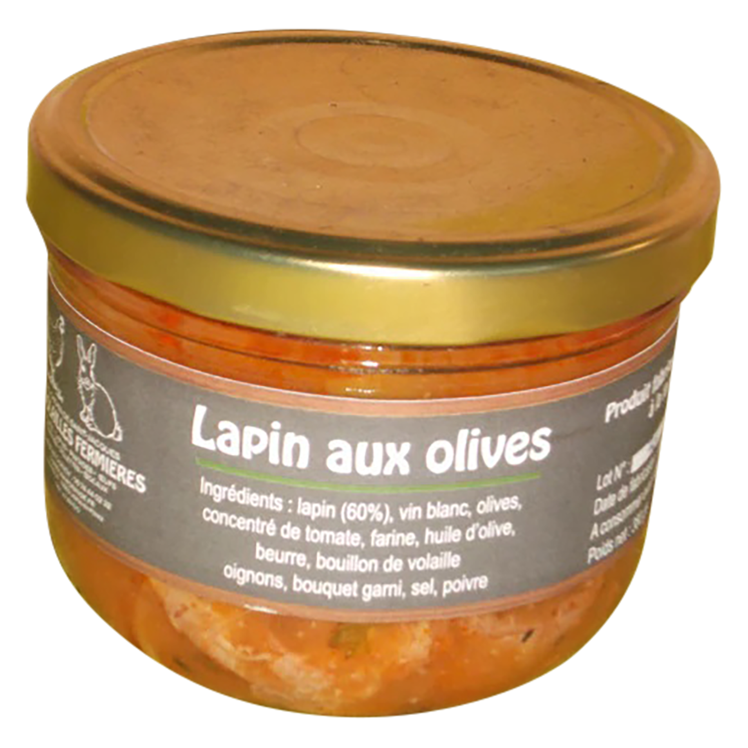 Kaninchen mit Oliven - Lapin aux Olives