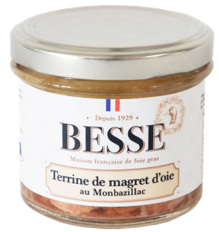 Gänsebrust Terrine mit Weißwein Monbazillac